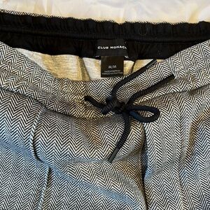 Club Monaco “scuba” fabric pants - herringbone - medium